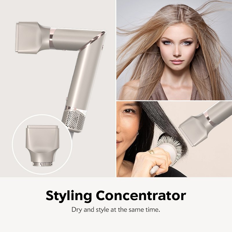 8 in 1 Multi-style Hot Air Styling Set Hair Dryer Brush Foldable Hair Curling Flexstyle Auto Wrap Hair Styler