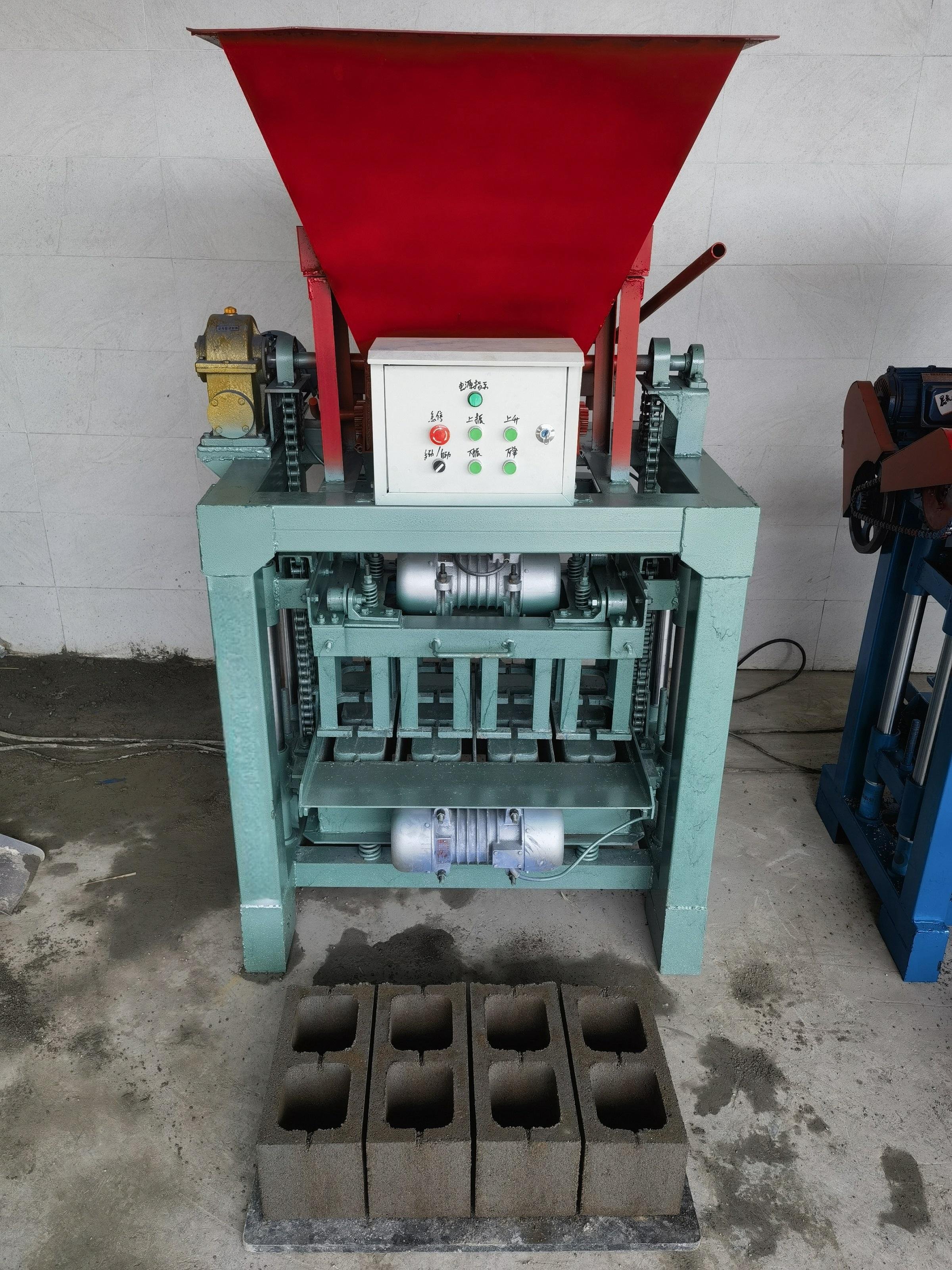 KM4-35B 400-120-200mm Manual Semi Automatic Interlocking Smart Hollow Cement Concrete Block Making Machine for Concrete Block