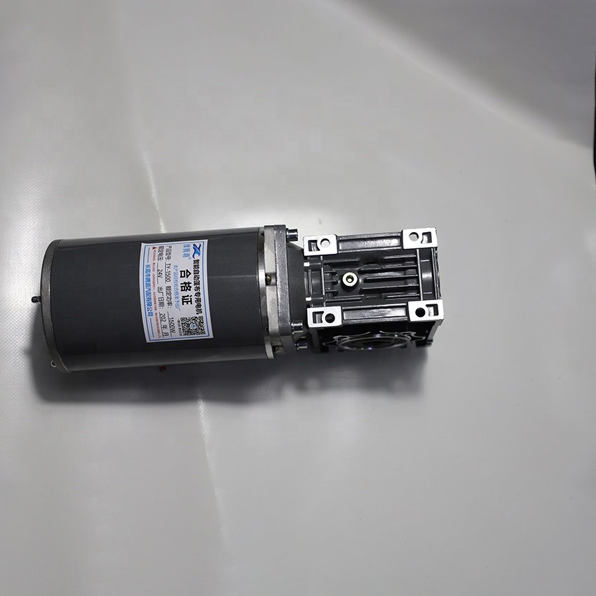 Nmrv 040 Worm Gear Speed Reducer Torque 50Nm Warm Gear Box 1500W Power Brush Commutation Permanent Magnet DC Geared Motor