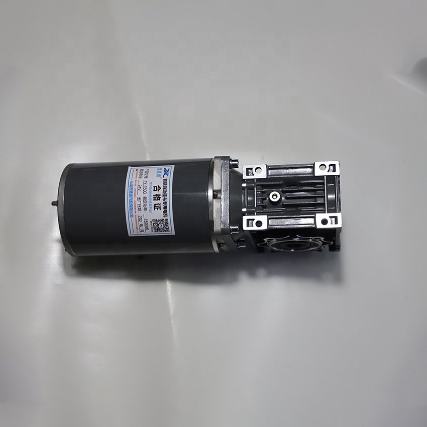 Nmrv 040 Worm Gear Speed Reducer Torque 50Nm Warm Gear Box 1500W Power Brush Commutation Permanent Magnet DC Geared Motor