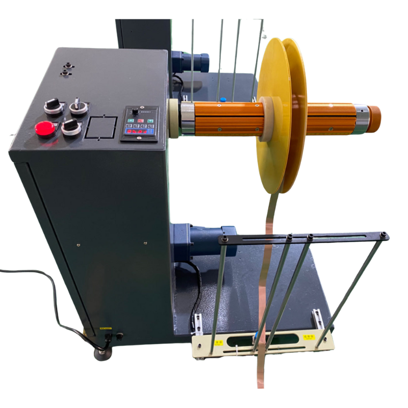 Electric Motor EV Metal Foil Copper Foil Aluminium Foil Re Winder Unwinding Machine