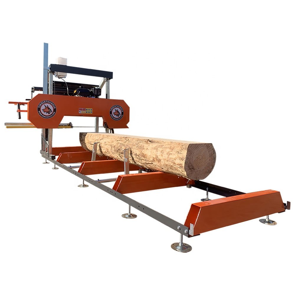 Diesel Horizontal Portable Wood / Log Saw Machines Sawmill with EPA for US Market