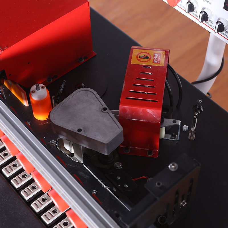 Furniture Cabinet Melamine Mdf Pvc Auto GluingTrimming Buffing Woodworking Semi Automatic Edge Banding Machine
