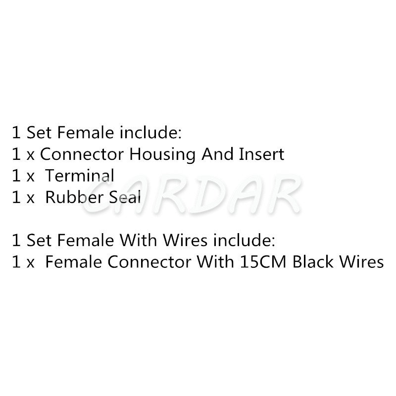 1 Set 1 Pin 1.5 Series Automobile Motor Oil Pressure Sensor Plug Electric Wire Waterproof Socket for VW Audi 1J0937081