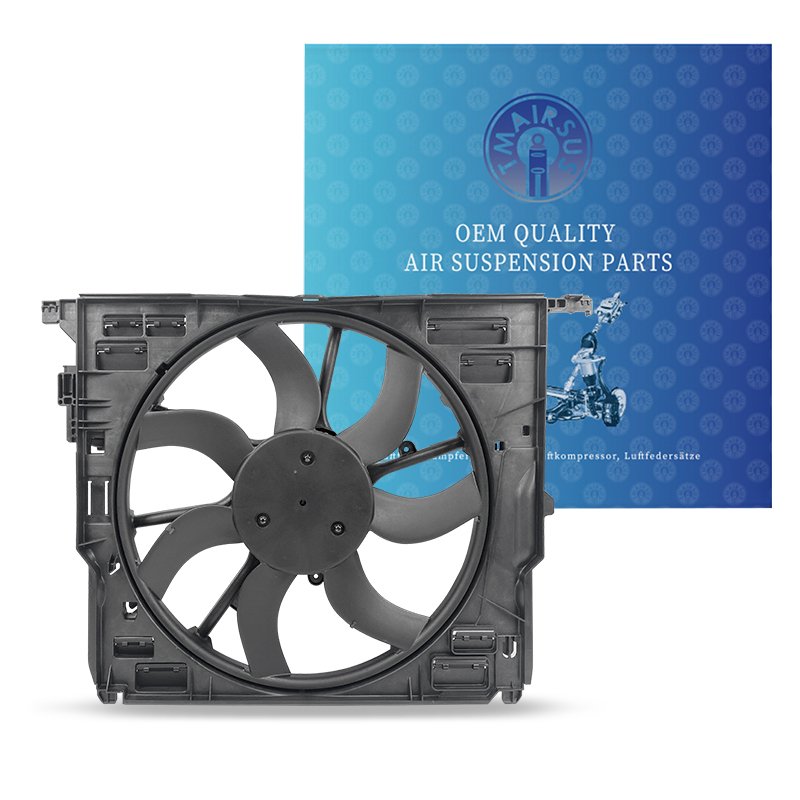 China Auto Parts Motor Solution Air Cooling Car Engine Radiator 17428509741 Fan 5 Series