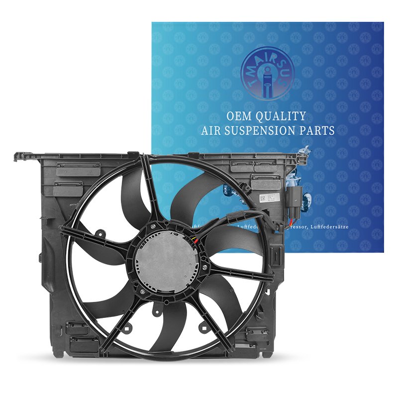 China Auto Parts Motor Solution Air Cooling Car Engine Radiator 17428509741 Fan 5 Series