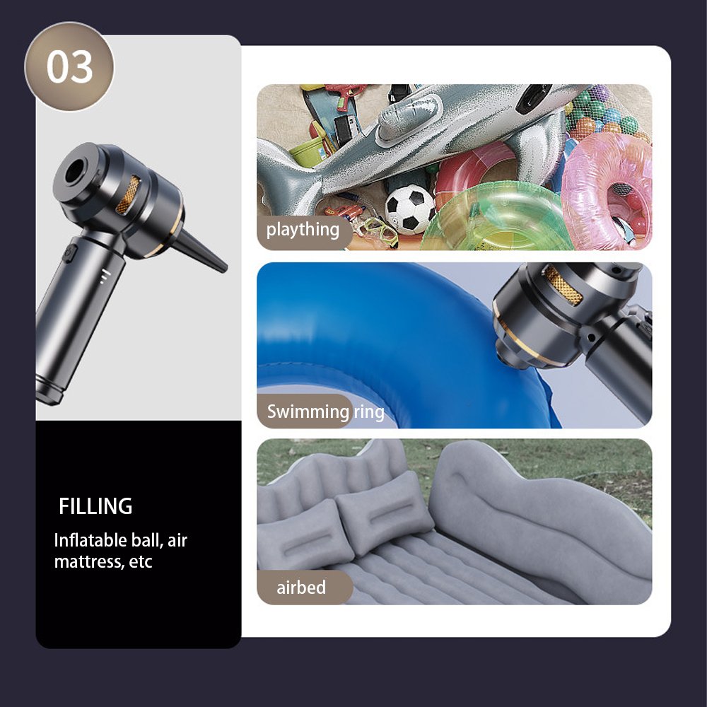 100W Brushless Motor 16000Pa Vacuum Cleaner Wet and Dry Car Vacuum Cleaner Cordless Portable Cleaning Car Vacuum Cleaner