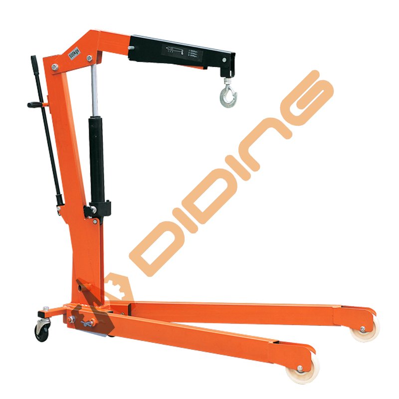 China 1-2 T Full-electric Single Arm Workshop Crane Diding Factory Sale Folding Crane Mini Car Engine