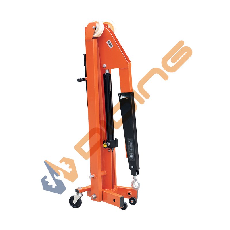 China 1-2 T Full-electric Single Arm Workshop Crane Diding Factory Sale Folding Crane Mini Car Engine