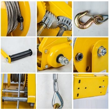 1200lbs 1800lbs 2600lbs Marine Friction Self-Locking Auto Brake Hand Winch for Lifting Cargo