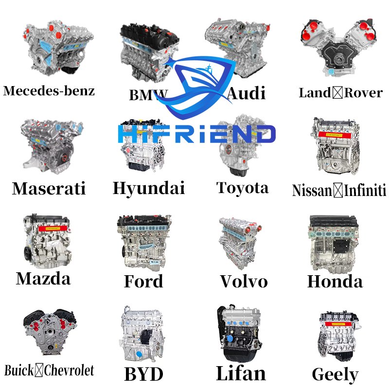 High-Performance 2.0L 4 Cylinder N46B20 Long Block Engine Assembly for BMW 120i 318i 320i 520i X1 Auto Motor