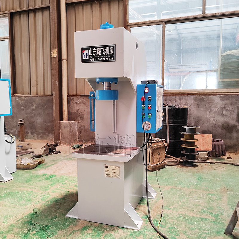 10 Ton Single Column Hydraulic Press Machine for METAL Bushing Type Pressing