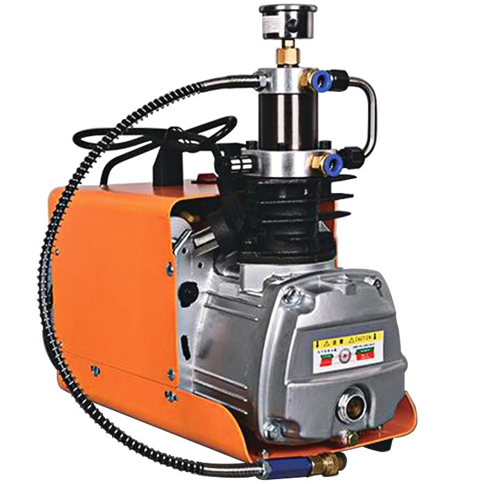 YiBang 350W 110V 60Hz Auto Shut Air Pump Compressor 300Bar Diving 450Psi 500cc 12Min 0-4500psi Scuba PCP Oil Portable Motor