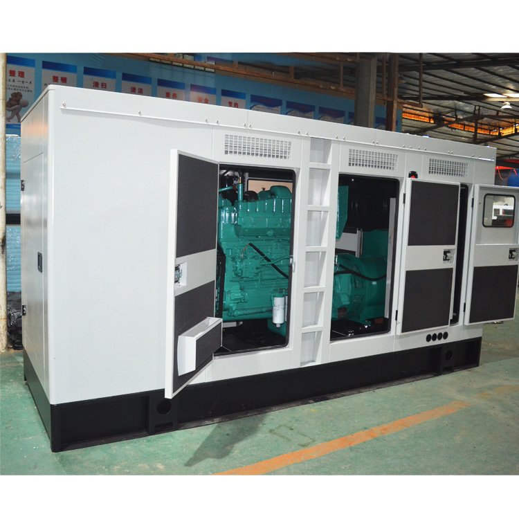 Three Phase Soundproof Type Diesel Genset Water Cooled 400KW 500KVA Diesel Generators for Industrial Use