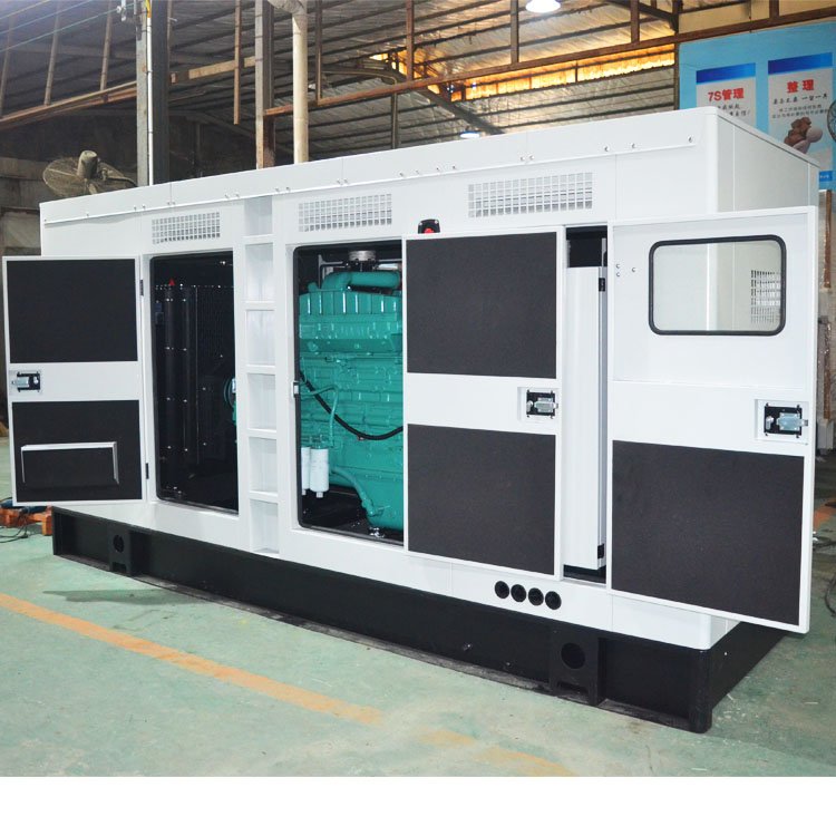 Three Phase Soundproof Type Diesel Genset Water Cooled 400KW 500KVA Diesel Generators for Industrial Use
