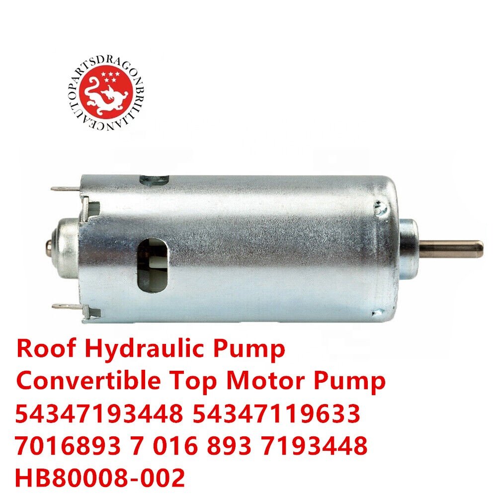 Roof Hydraulic Pump Convertible Top Motor Pump 54347193448 for BMW E85 Z4 54347193448 54347119633 7016893 7 016 893 7193448 HB80