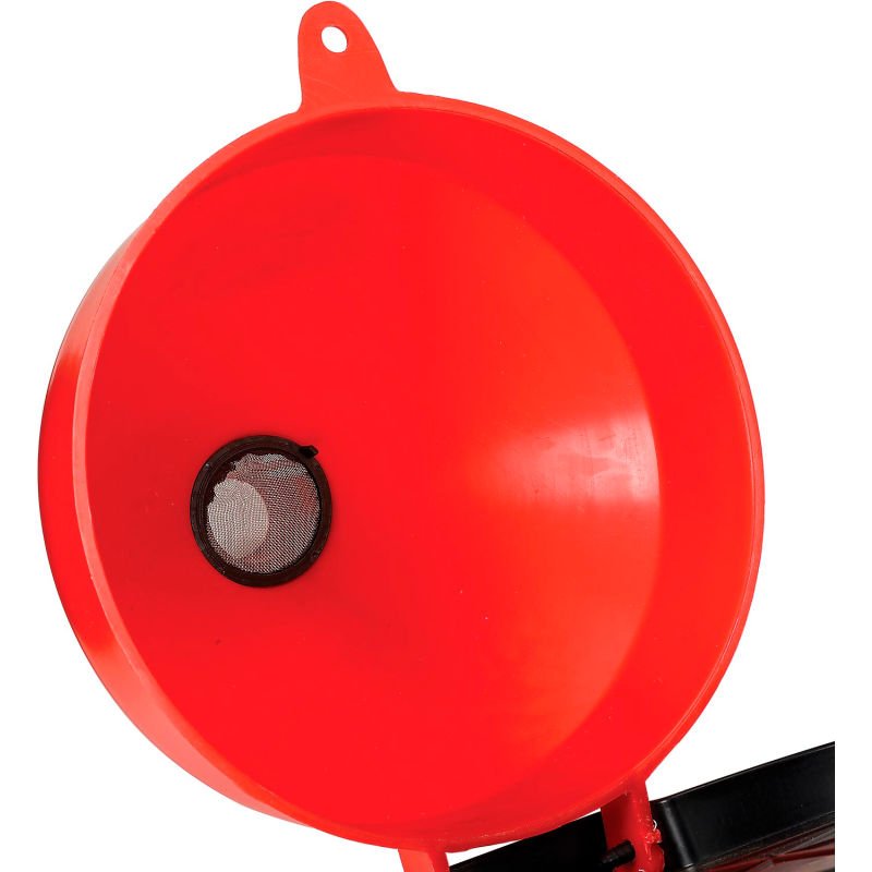 Safety Tank Funnel 250mm Plastic Waste Oil Drain Drum Barrel Funnel With Grill and Lockable Lid