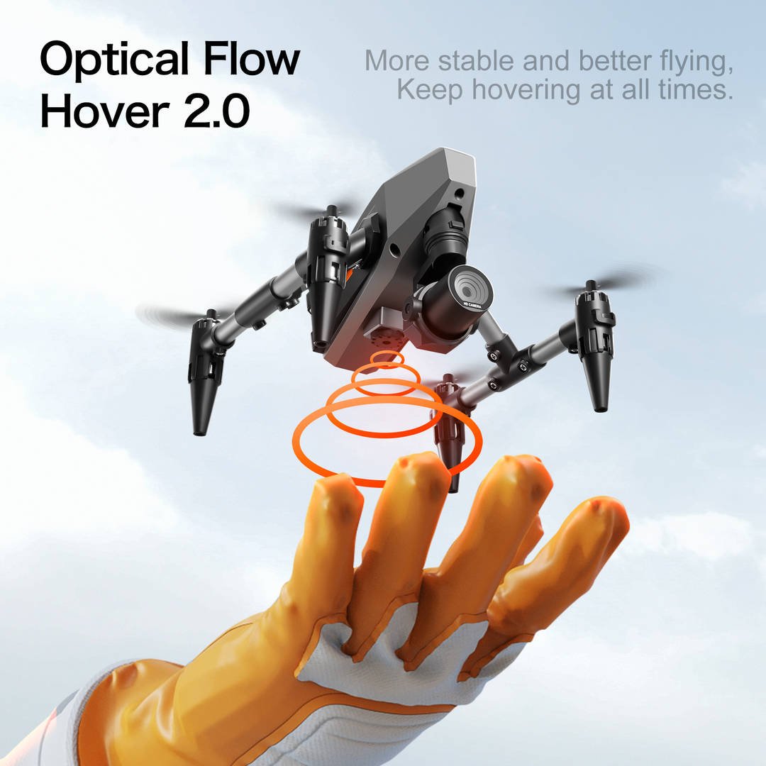 JHD XD1 Mini Drone 4K Professional 8K Dual Camera 5G WIFI Height Maintaining Four Sides Obstacle Avoidance RC Quadcopter Toys