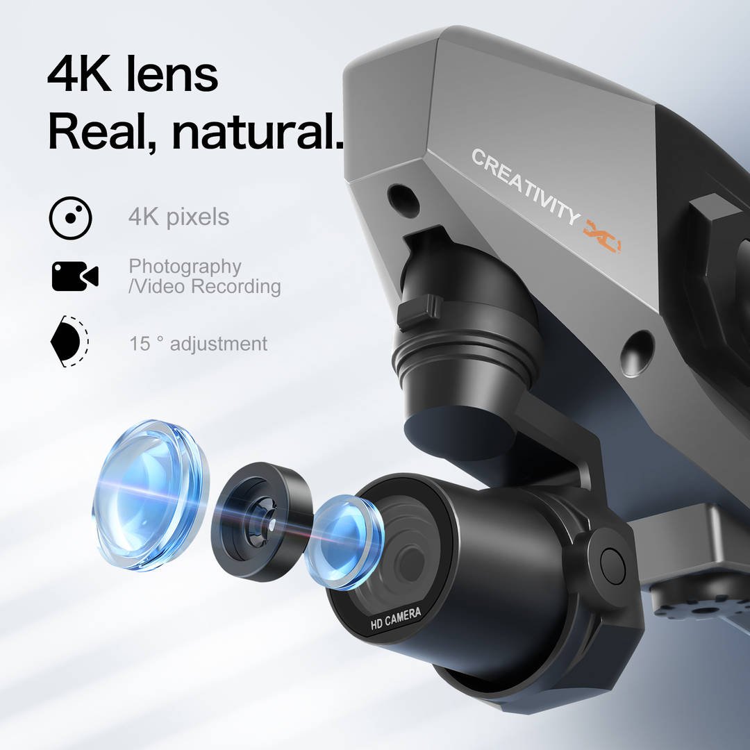 JHD XD1 Mini Drone 4K Professional 8K Dual Camera 5G WIFI Height Maintaining Four Sides Obstacle Avoidance RC Quadcopter Toys