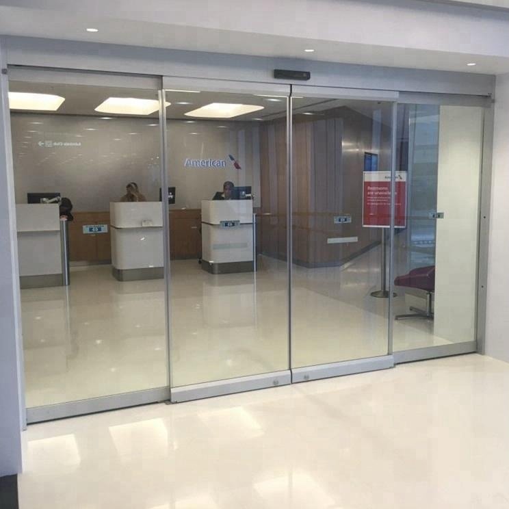 Auto Motor Doors Low Price Sensor Automatic Door Operators Sliding Mechanism Glass Aluminum Customized Partition Doors Modern