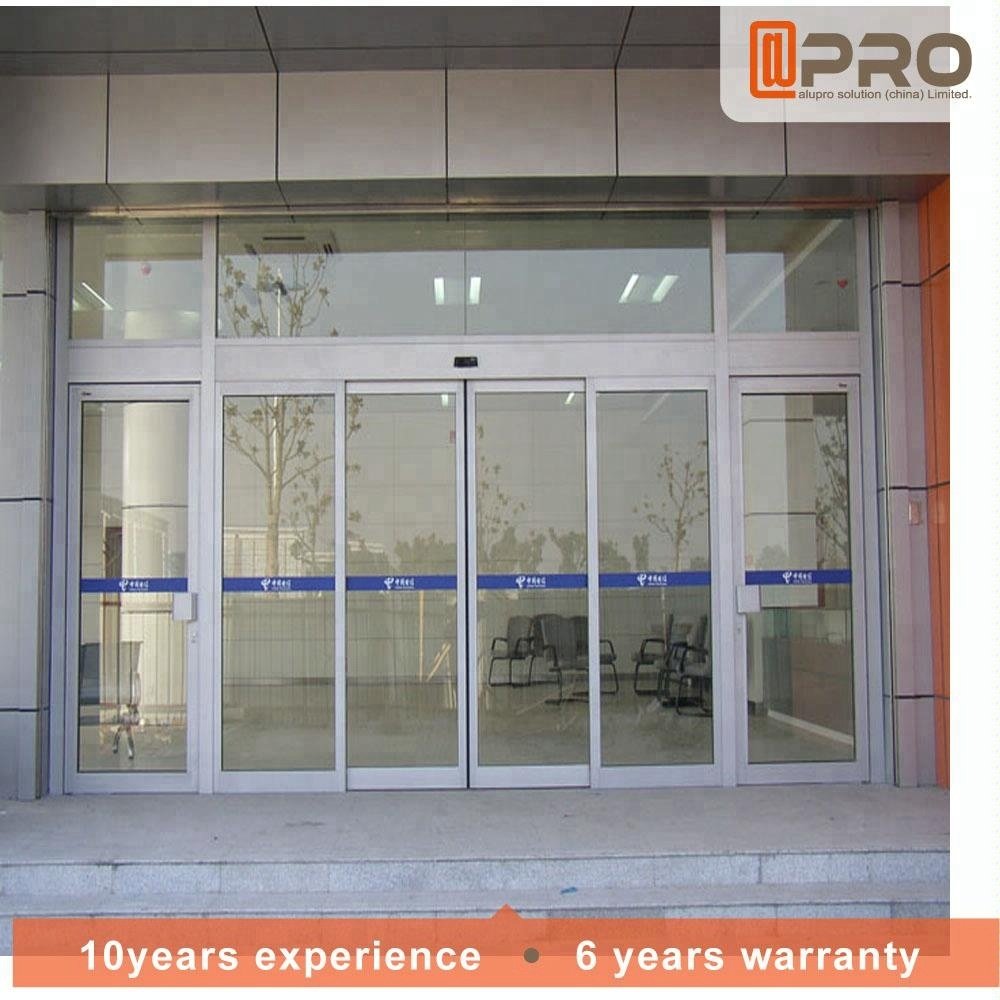Auto Motor Doors Low Price Sensor Automatic Door Operators Sliding Mechanism Glass Aluminum Customized Partition Doors Modern