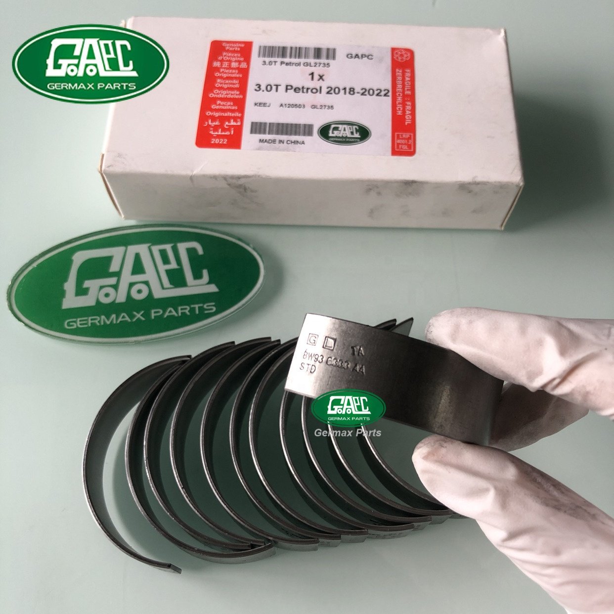 Con Rod Bearing Fit for Land Rover 2018-2022 3.0T Petrol GL2735 Germax High Quality Manufacturer Wholesale Auto Spare Parts