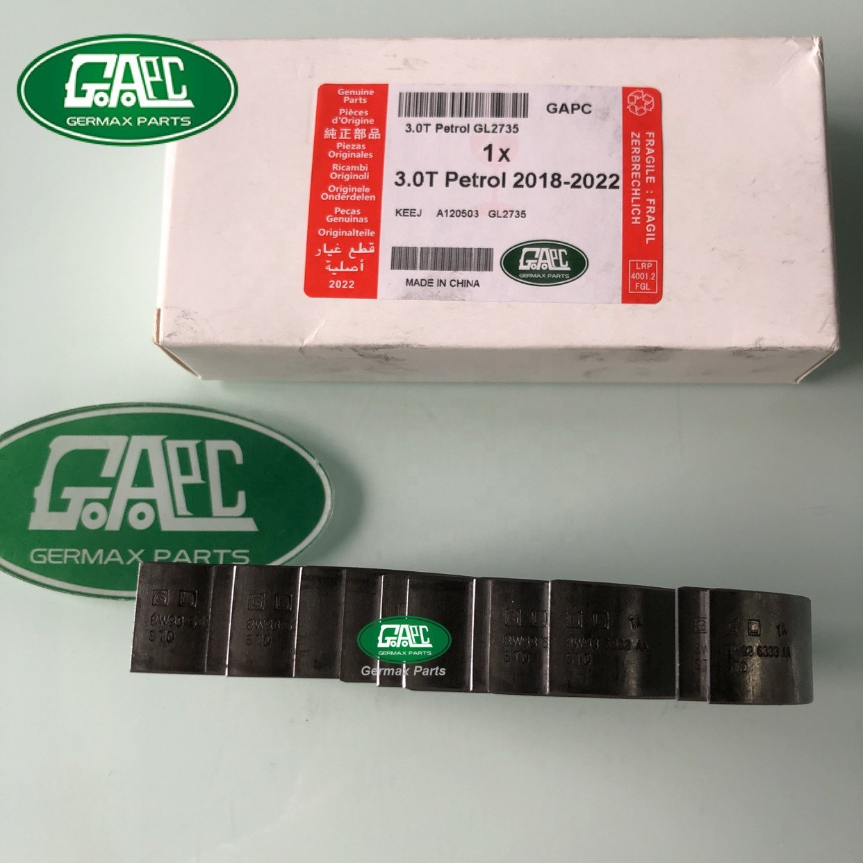 Con Rod Bearing Fit for Land Rover 2018-2022 3.0T Petrol GL2735 Germax High Quality Manufacturer Wholesale Auto Spare Parts
