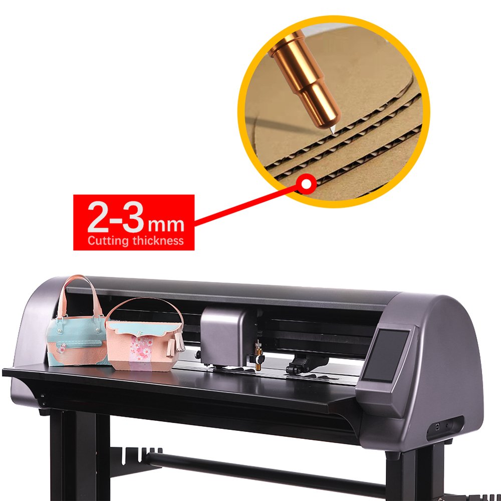 MOMOTECH Double Head Automatic Vinyl Cutter Graph Arms with Contour Cutting and Camera Servo Driver