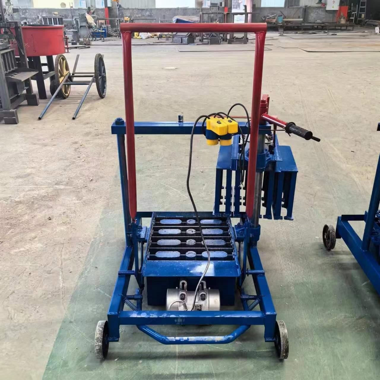 Manual Semi Automatic Interlocking Hourdis Smart Habiterra Paver Hollow Cement Concrete Block Making Machine 200 1-2 Persons