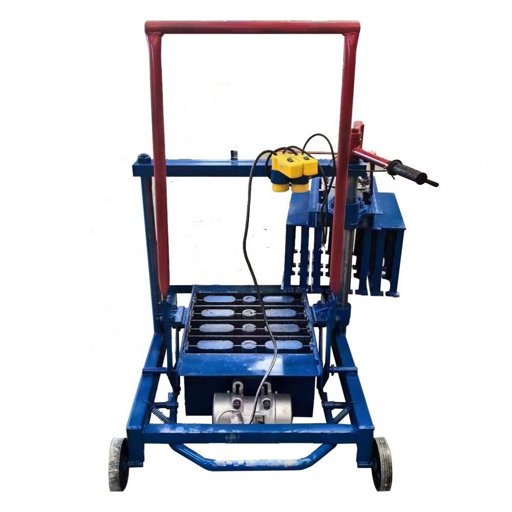 Manual Semi Automatic Interlocking Hourdis Smart Habiterra Paver Hollow Cement Concrete Block Making Machine 200 1-2 Persons