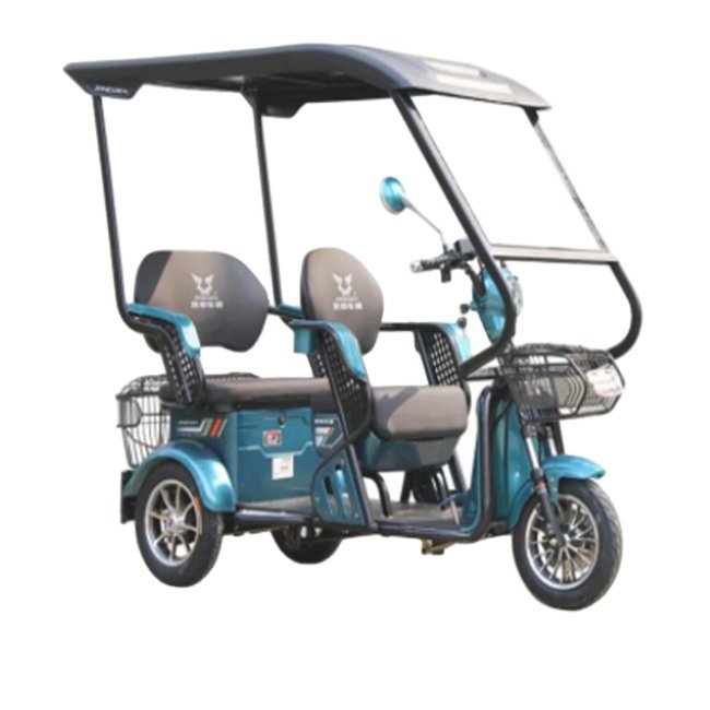 Open Type Tuk Tuk for Sale Solar E-rickshaw Passenger Transportation Electric Tricycle in Pakistan Bajaj Auto 3 Wheel Taxi Price