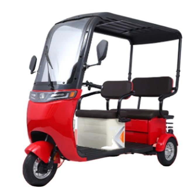 Open Type Tuk Tuk for Sale Solar E-rickshaw Passenger Transportation Electric Tricycle in Pakistan Bajaj Auto 3 Wheel Taxi Price