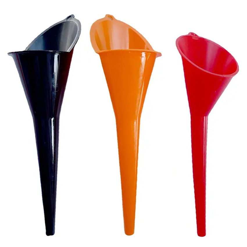 Plastic Funnel 18" Long Neck Multi Purpose Auto Transmission Filler Oil Funnel