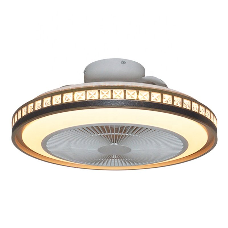 XD76 Smart Ceiling Fan Light RGB 7 Color with Speaker Remote App Control