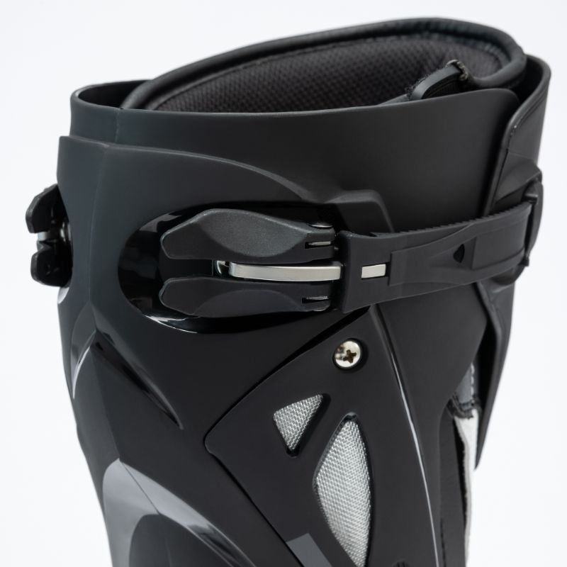 Custom Made Latest Unique Design Motorbike Racing Leather Boots for Men Premium Quality Mesh Lining OEM Service Cycling Style