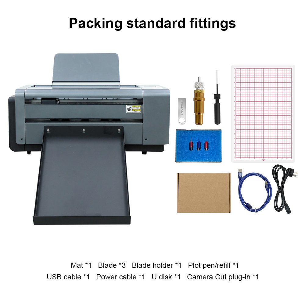 Factory Price Cutting Plotter Machine Automatic Feeding Sheet A3+ Sticker Papers Label Die Cutter Label Cutting Machine