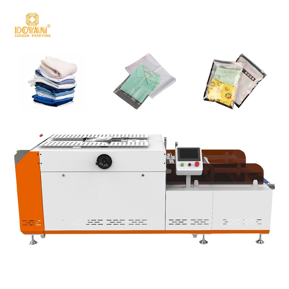 Doyan Full Automatic T-shirt Skirt Pants Hoodie Apparel Clothes Folding Bagging Machine Auto Shirt Folder Machine