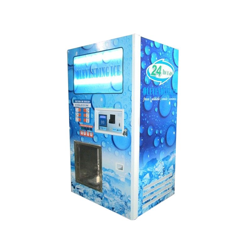 Automatic Ice Maker Machine and Water Dispenser Ice Dispenser Commerical Vending Machine With Auto Bag and Auto Seal