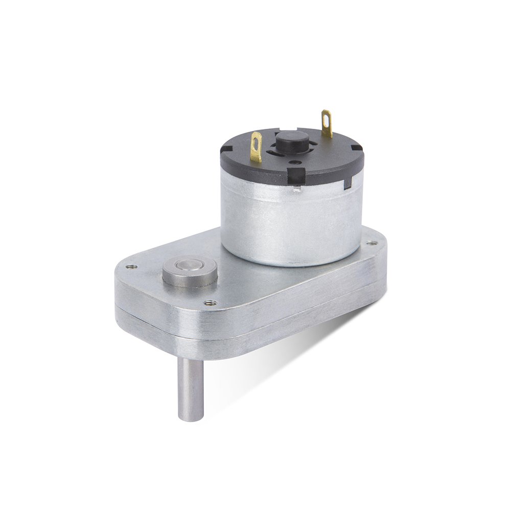 KM-38F520 12V DC Gear Reductor Motor with High Torque and Low Speed Brush Commutation Permanent Magnet Construction