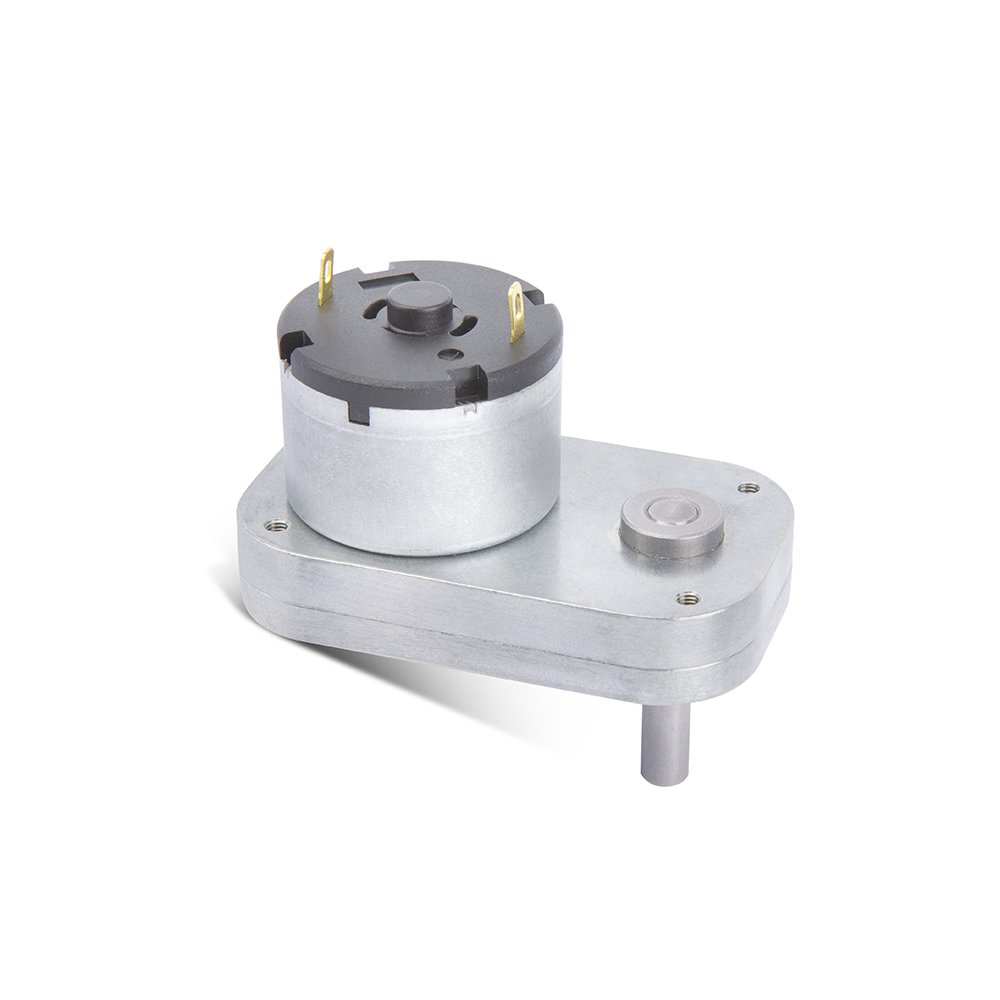 KM-38F520 12V DC Gear Reductor Motor with High Torque and Low Speed Brush Commutation Permanent Magnet Construction