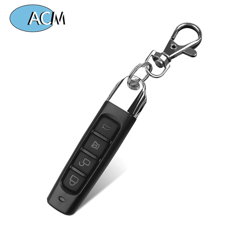 ABCD 4 Keys Keychain 433Mhz Wireless Remote Control Receiver Module RF Transmitter Electric Cloning Gate Garage Door for Home