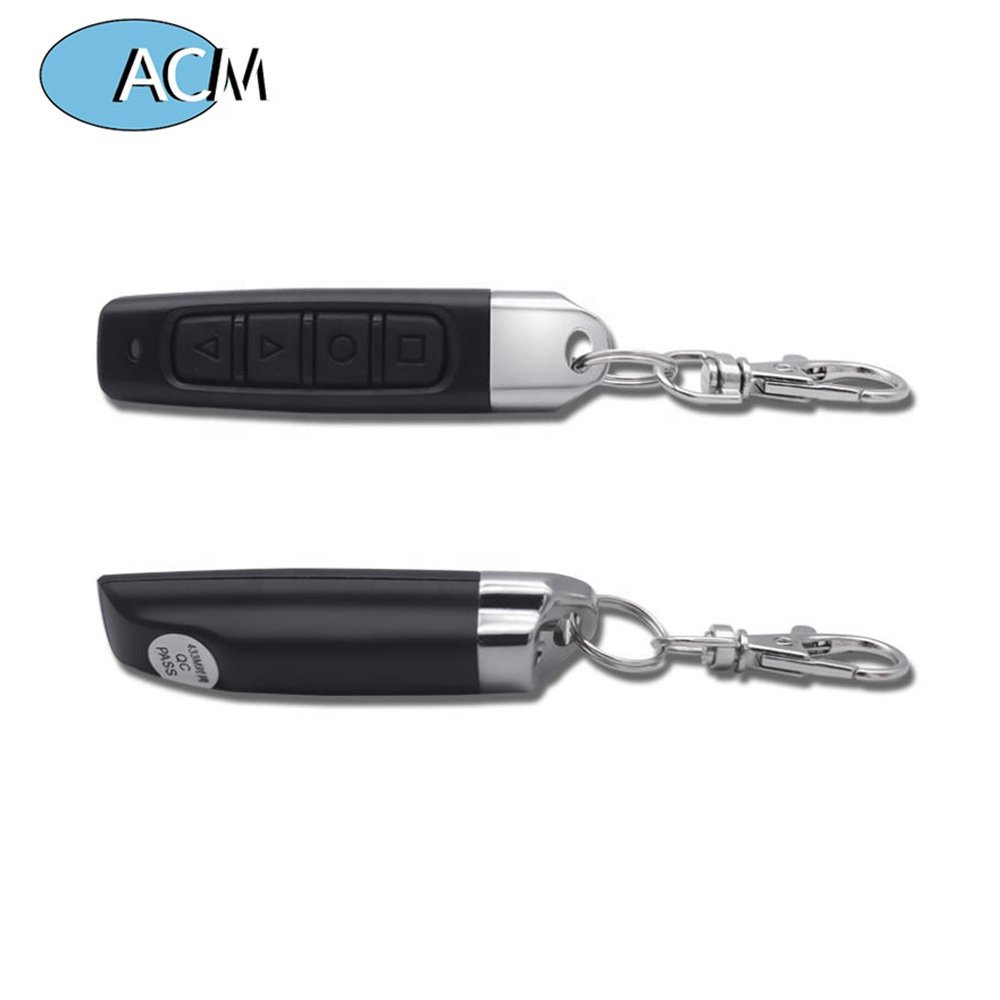 ABCD 4 Keys Keychain 433Mhz Wireless Remote Control Receiver Module RF Transmitter Electric Cloning Gate Garage Door for Home