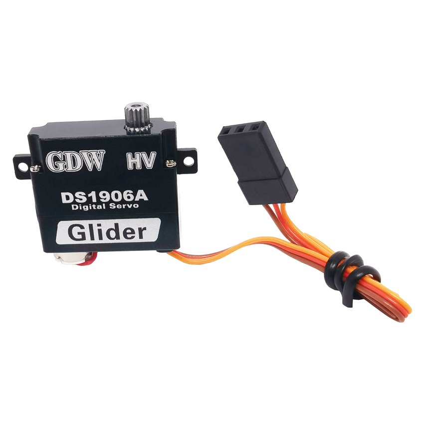 GDW Mini Digital Servo DS1906-B High Speed 3.2kg 8.4V 0.08sec All Metal 8g Motor for Glider Fix-wing Airplane RC Models"