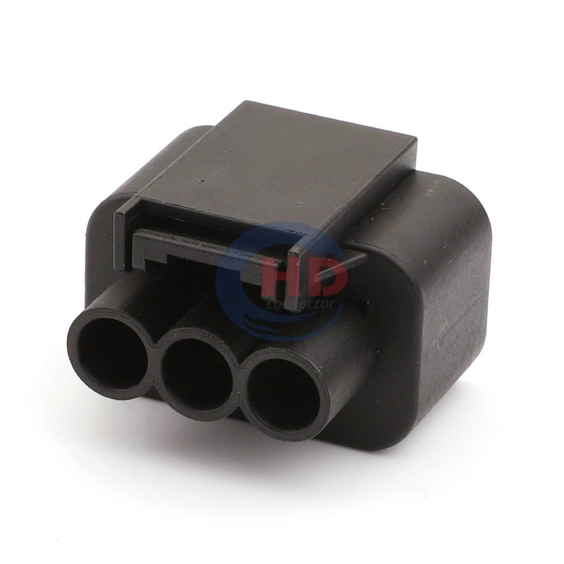3 Way 1743271-2 Waterproof Auto Condenser Fan Motor Plug Connector Socket With Terminal Block Wire Harness for Hyundai Kia