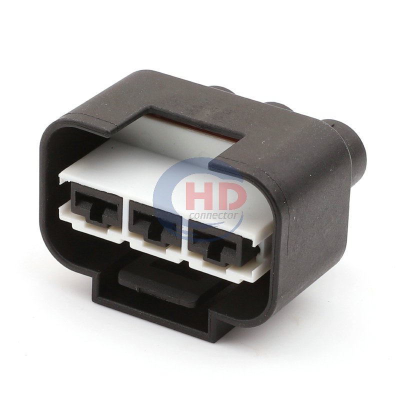 3 Way 1743271-2 Waterproof Auto Condenser Fan Motor Plug Connector Socket With Terminal Block Wire Harness for Hyundai Kia