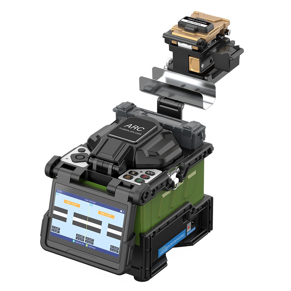 FX39 automatic six motor trunk fiber welding machine Leather line fiber optic cable hand-held hot melt melting machine