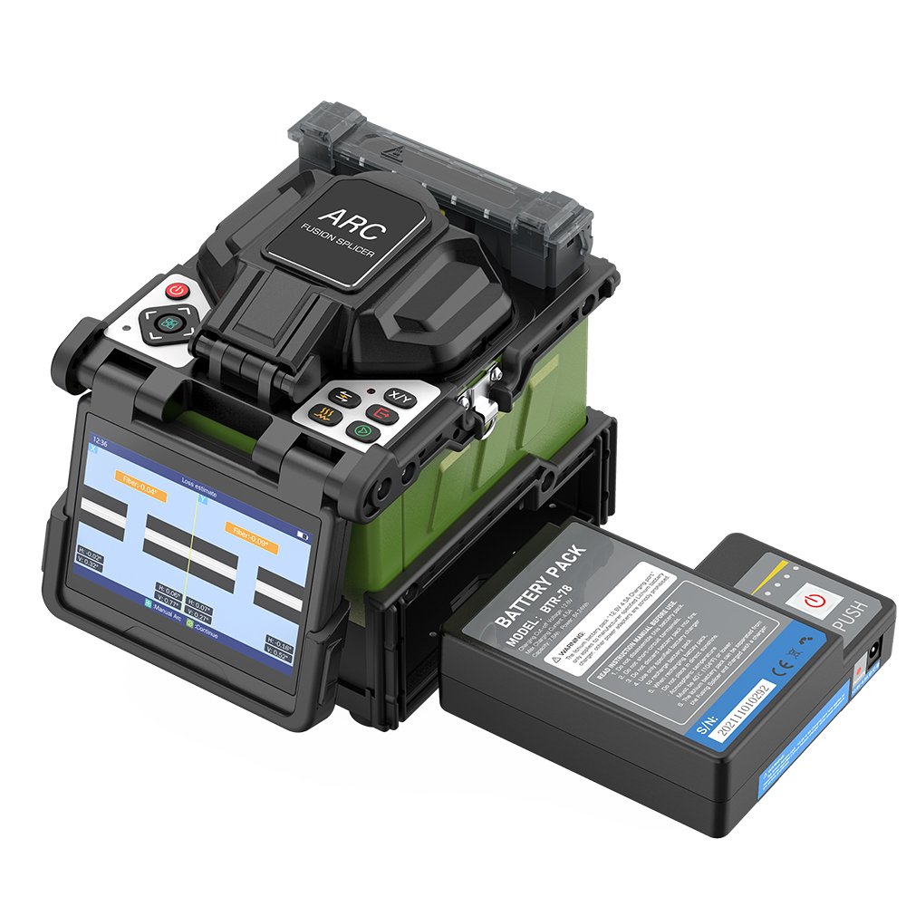 FX39 automatic six motor trunk fiber welding machine Leather line fiber optic cable hand-held hot melt melting machine