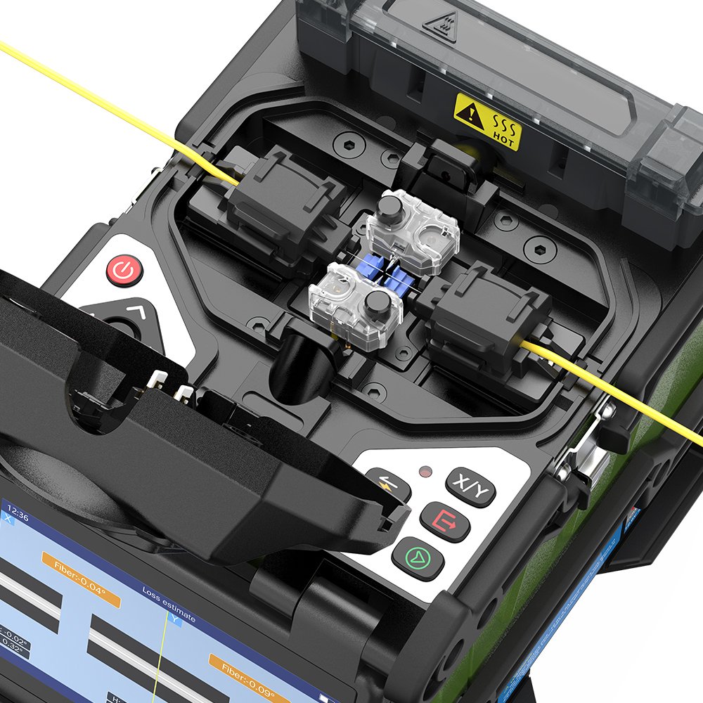 FX39 automatic six motor trunk fiber welding machine Leather line fiber optic cable hand-held hot melt melting machine