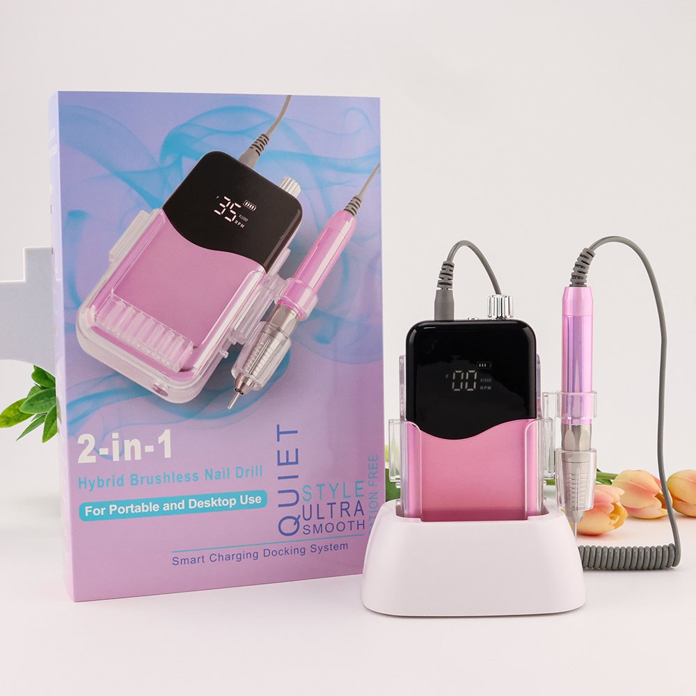 2025 Wholesales Competitive Price High Power Torque 85w 35000rpm Professional Nail Drill Sander Milling Machine E-file Salon