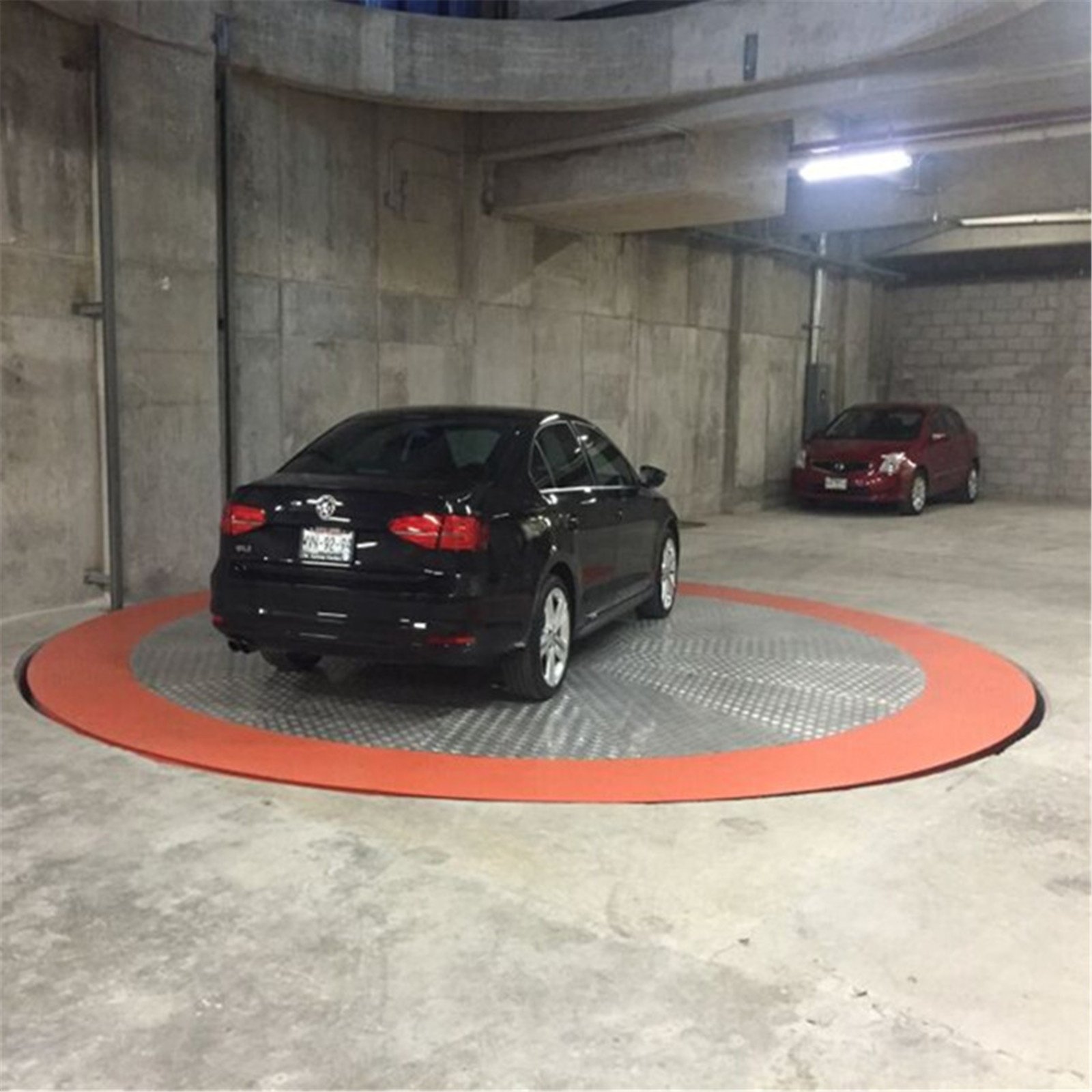 360 Degree Rotating Car Display Turntable 3000kg Parking Platform With Electric Motor and Gear Core Components 4.5m 6m 5.5m 5m